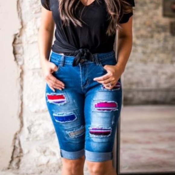 L&B Serape Bermuda Shorts - Picture 1 of 3